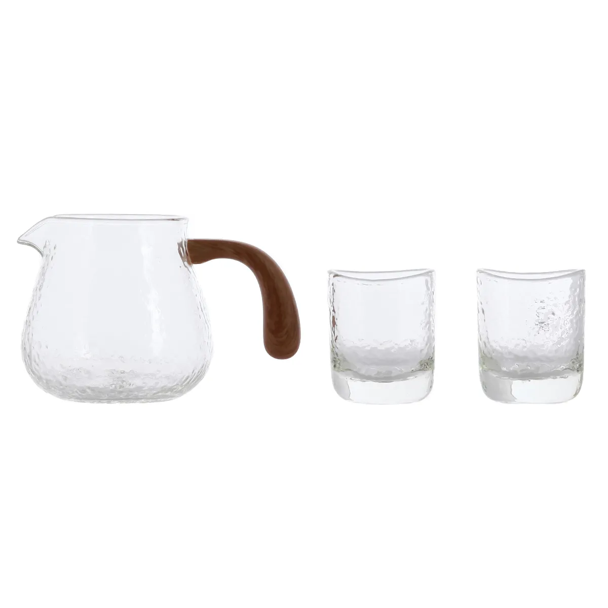 Glass Coffee Server with Wood Handle