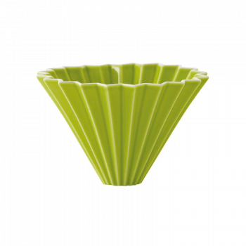 Origami Ceramic Coffee Server Matte Green