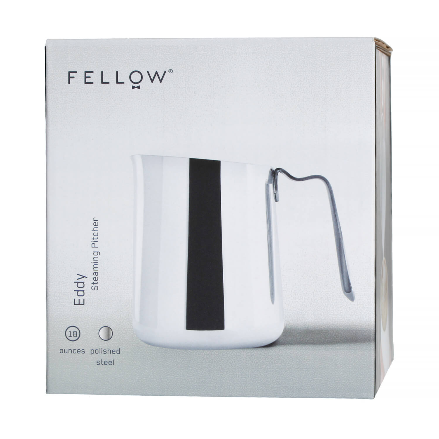 Fellow Eddy Steaming Pitcher - Polished Steel 18 oz.