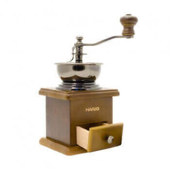 Hario Coffee Grinder, Canister Mill, Large Capacity 120 g.