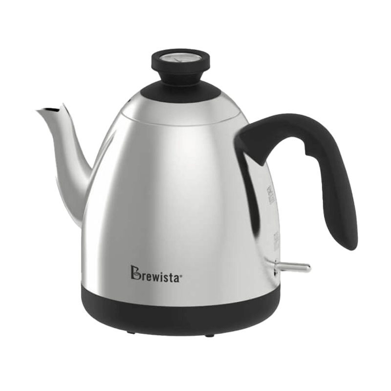 304 Stainless Steel Electric Gooseneck Kettle With Thermometer Lid