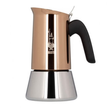 Bialetti 6 cup Stainless Steel Stovetop Espresso Maker - Whisk