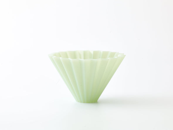 Origami Ceramic Coffee Server Matte Green